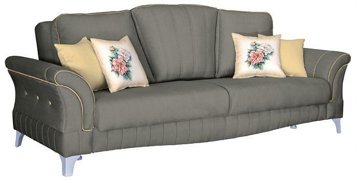 

Прямой диван-кровать Каролина Лекко визион/Лекко голд/Фибра Купон №3 пионы визион, Темно-бежевый