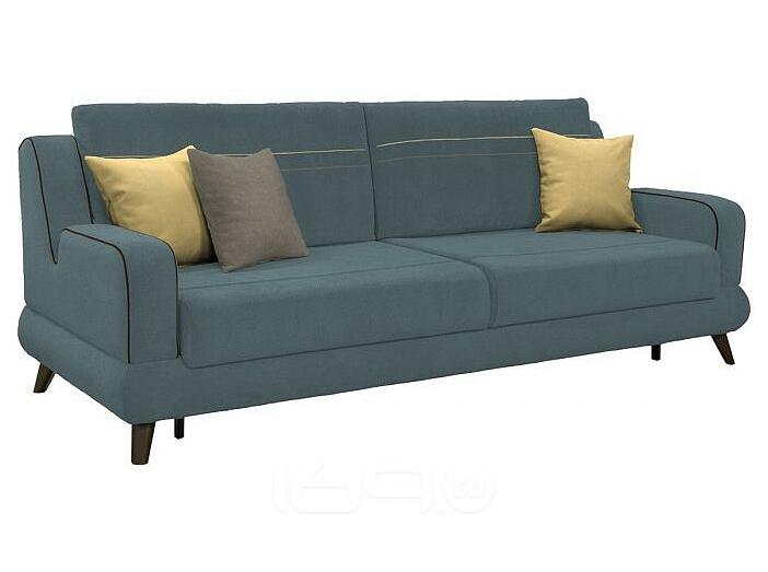 Диван - кровать Стивен DUBLIN Smalt/Лекко голд/Лекко визион/Лайт 10