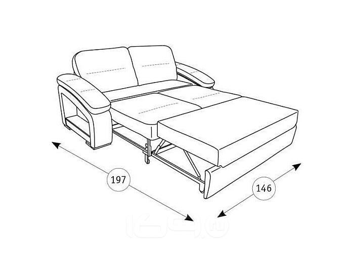 Диван - кровать Рокси 150 Энерджи десерт 2