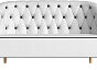 Кушетка Амиса Экокожа Белый