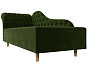 Кушетка Камерон Микровельвет Зелёный левый угол