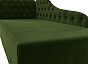 Кушетка Камерон Микровельвет Зелёный левый угол