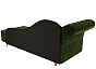 Кушетка Камерон Микровельвет Зелёный левый угол