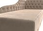 Кушетка Камерон Велюр Бежевый правый угол