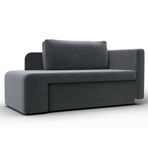 Кушетка Лига Велюр-097 SEVEN 17 серый