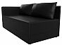 Кушетка Никас левая Экокожа Черный