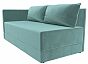 Кушетка Никас левая Велюр Бирюзовый