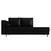 Кушетка Прайм Экокожа левая Черный