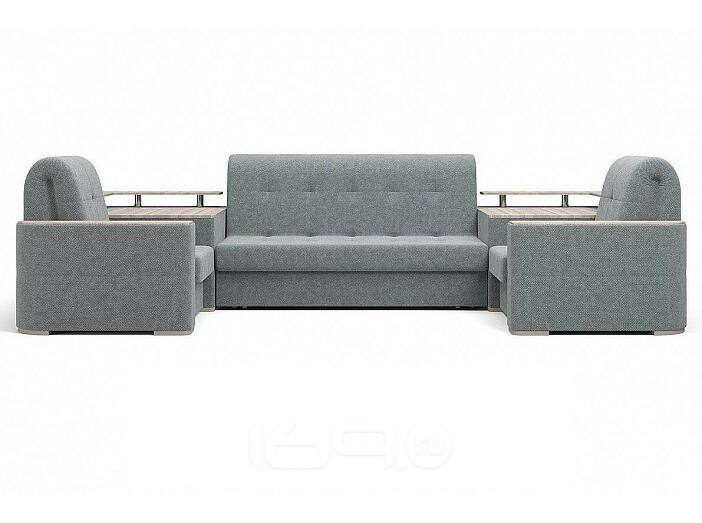 Прямой диван Ибица с 2 креслами и 2 столиками Doris 03