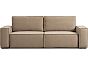 Диван-кровать мс модус «компоновка 1» ультра (велюр)/ультра беж (бежевый) еврокнижка