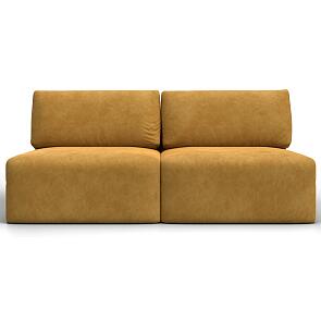 Диван прямой модульный лига-060 нпб велюр brut 10 желтый еврокнижка