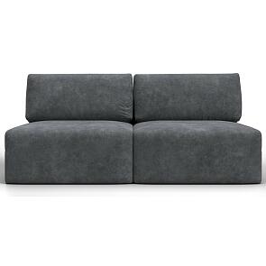 Диван прямой модульный лига-060 нпб велюр brut 16 темно-серый еврокнижка