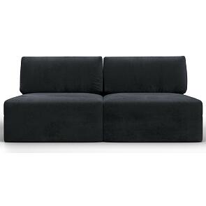 Диван прямой модульный лига-060 нпб велюр tower 11 темно-серый еврокнижка