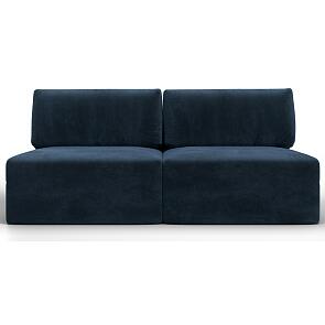Диван прямой модульный лига-060 нпб велюр tower 13 синий еврокнижка