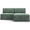 Диван угловой модульный лига-060 нпб угол универсальный велюр brut 08 зеленый еврокнижка