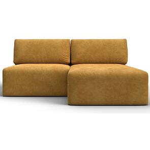 Диван угловой модульный лига-060 нпб угол универсальный велюр brut 10 желтый еврокнижка