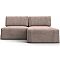 Диван угловой модульный лига-060 нпб угол универсальный велюр tower 05 бежевый еврокнижка