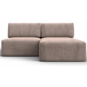 Диван угловой модульный лига-060 нпб угол универсальный велюр tower 05 бежевый еврокнижка