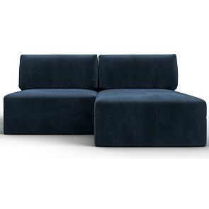 Диван угловой модульный лига-060 нпб угол универсальный велюр tower 13 синий еврокнижка