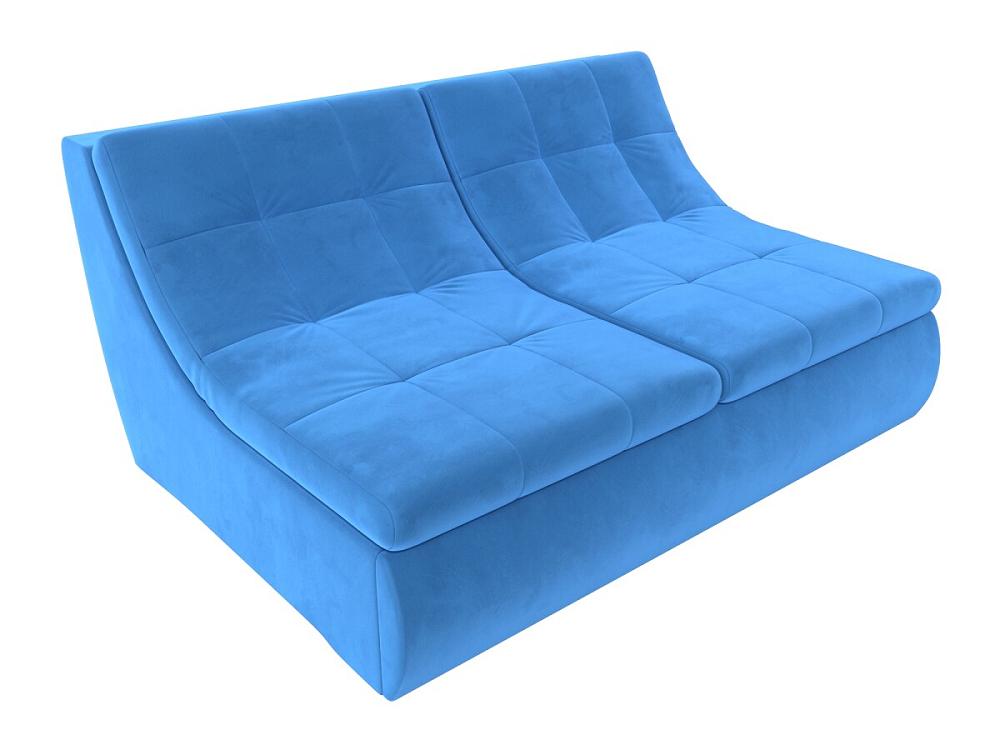 Модуль Холидей раскладной диван Велюр Голубой модуль для дивана холидей угол велюр серый
