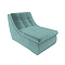 Модуль Холидей кресло Велюр Бирюзовый