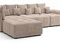 Модульный диван "торонто 4" стандарт бежевый вариант 1 без механизма