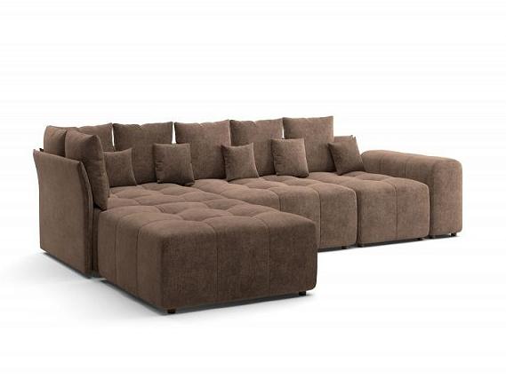 Модульный диван Торонто 4 СТАНДАРТ Коричневый Вариант 2 бокорезы fit стандарт 48014
