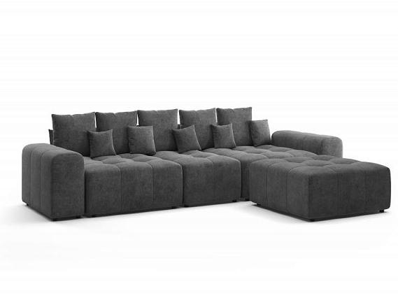 Модульный диван Торонто 6 СТАНДАРТ Серый Вариант 3 бокорезы fit стандарт 48014