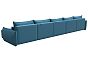 Диван п-образный лига-051 нпб мегалонг рогожка амур 10 голубой еврокнижка