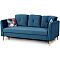 Диван-кровать Анталия-2 Альба синий/Геометри слайт  Вариант 2