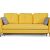Диван-кровать Анталия-2  желтый вариант 4