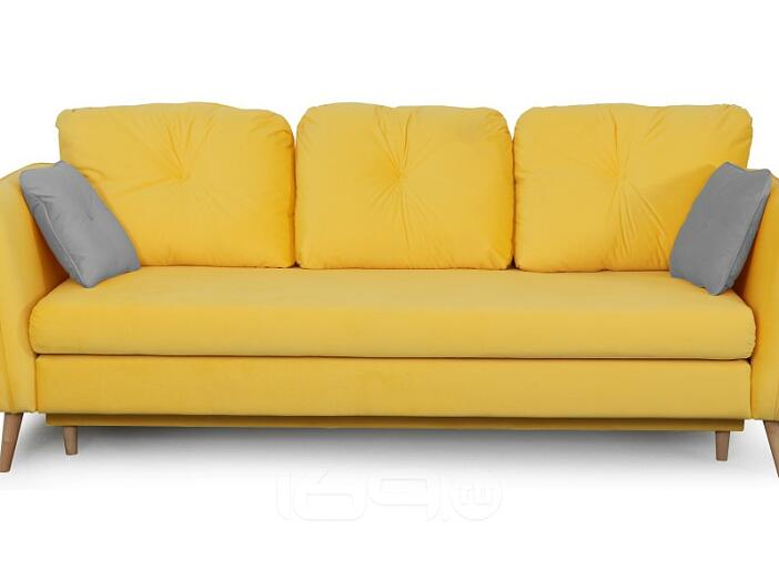 Диван-кровать Анталия-2  желтый вариант 4