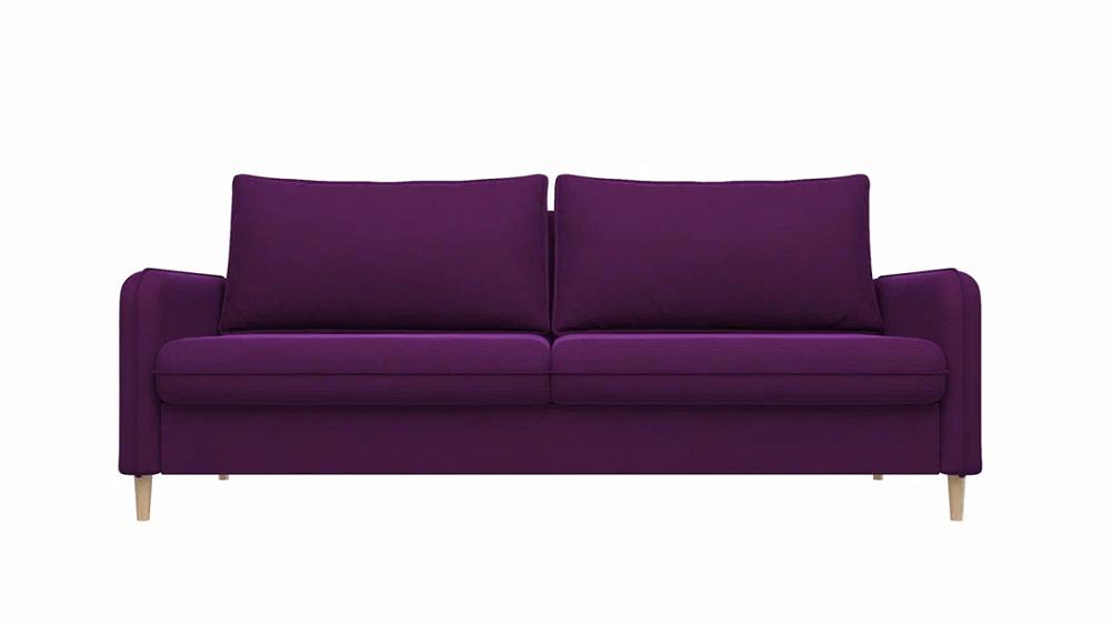 Диван-кровать Торонто Микровельвет Фиолетовый кровать интерьерная афина микровельвет фиолетовый 160х200