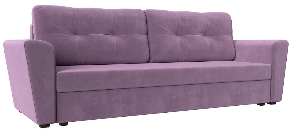 Прямой диван Амстердам Лайт Микровельвет Сиреневый 32999₽
