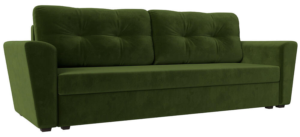 Прямой диван Амстердам Лайт Микровельвет Зеленый 32999₽