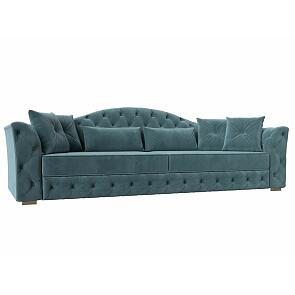 Диван прямой артис seven 113 бирюзовый дельфин