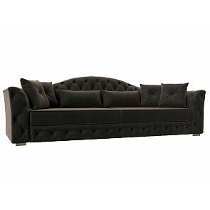 Диван прямой артис seven 727 коричневый дельфин