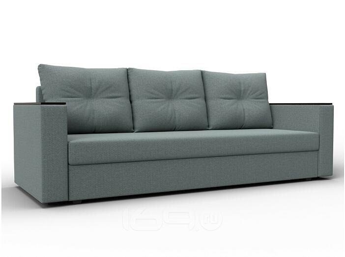 Диван прямой атланта без стола амур 07 серый еврокнижка