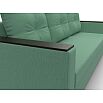 Диван прямой атланта без стола амур 11 зеленый еврокнижка