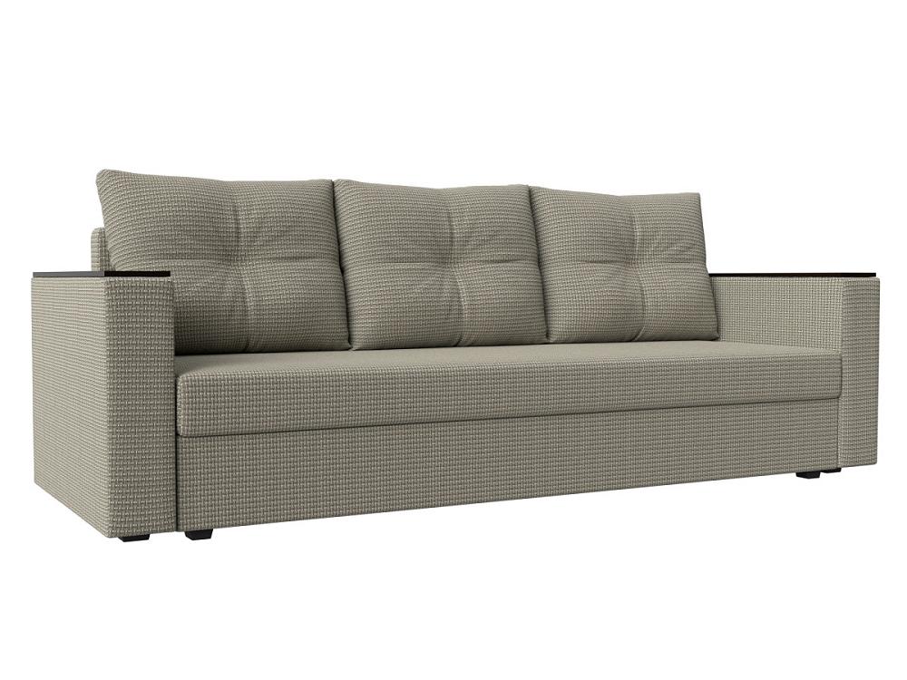 Диван прямой Атланта Лайт без стола Рогожка Корфу 02 комплект мягкой мебели атланта со столом sofa 2