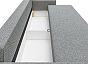 Диван прямой Бергамо механизм Еврокнижка Grey 920*2350*990