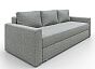 Диван прямой Бергамо механизм Еврокнижка Grey 920*2350*990