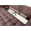 Диван прямой Бремен 1 коричневый вариант 3