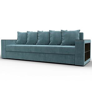 Диван прямой дубай лайт seven 113 бирюзовый еврокнижка