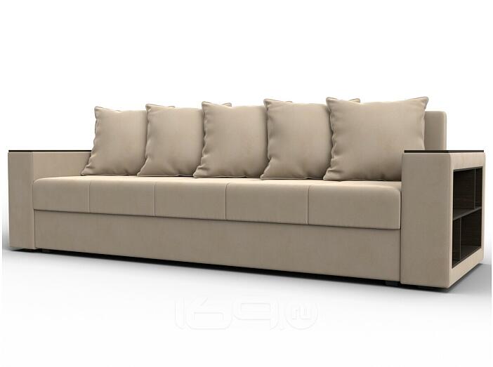 Диван прямой дубай лайт seven 729 бежевый еврокнижка