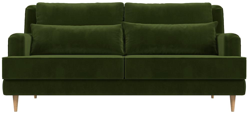 Диван прямой Джерси микровельвет Зелёный стул ac с подлокотниками vick ac4036ac rustic cherry ткань pg 901