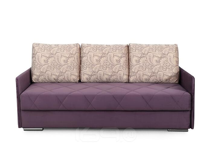 Диван прямой Флеш 1 фиолетовый варниант 2