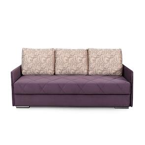 Диван прямой Флеш 1 фиолетовый варниант 2