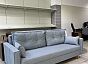 Диван прямой Капри бирюзовый Capri 26 (Рогожка)
