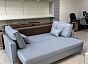 Диван прямой Капри бирюзовый Capri 26 (Рогожка)